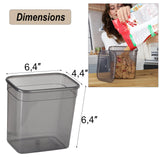 12-Piece Airtight Kitchen Storage Container Set – Stackable BPA-Free Food Canisters for Pantry Organization (Black)