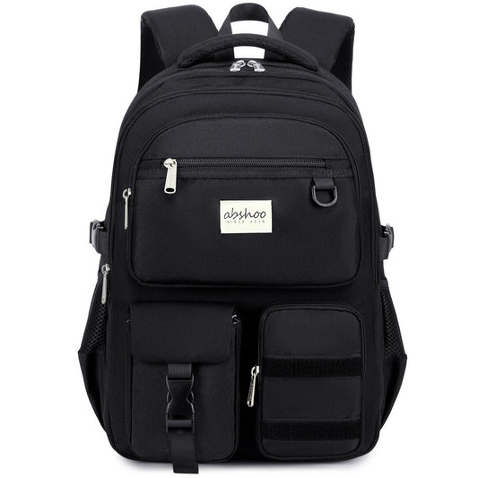 ABSHOO Large Heavy-Duty Backpack for School & College – Multi-Pocket Travel Bookbag (15.6'' Laptop)