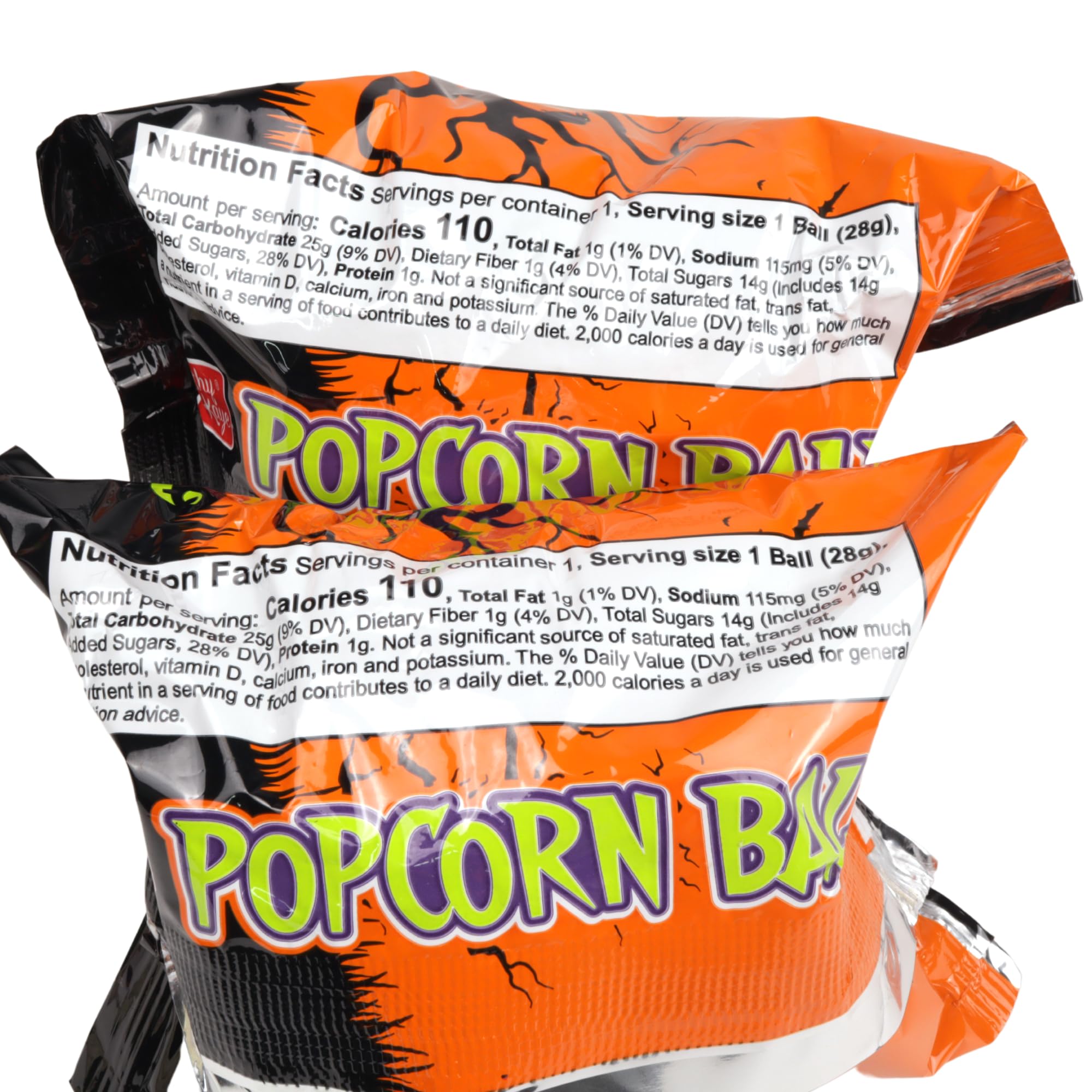 Kathy Kaye Halloween Popcorn Balls – 12 Individually Wrapped 1oz Treats, Gluten-Free & Nut-Free Snack Made in USA 🎃