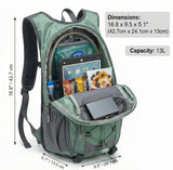 Latlonix 20L Ultralight Personalized Hiking Backpack – Custom Embroidered Waterproof Travel Daypack