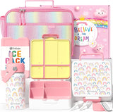 Space 7-Piece Bento Lunch Set with 14 oz Bottle