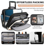 Arcoyard Rolling Laptop Briefcase with Wheels for Women – 16-Inch Waterproof Underseat Carry-On,
