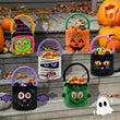 2-Pack Halloween Trick or Treat Bags – Pumpkin & Mummy Design (Reusable Fabric Candy Totes)