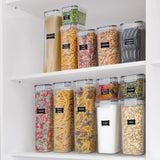 48-Piece Airtight Food Storage Containers Set – BPA-Free Stackable Pantry Organizers