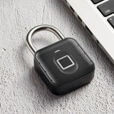 IP67 Waterproof Fingerprint Padlock with 12-Month Battery Life, Biometric Security Lock for Gym Locker, Gates & Outdoor Storage