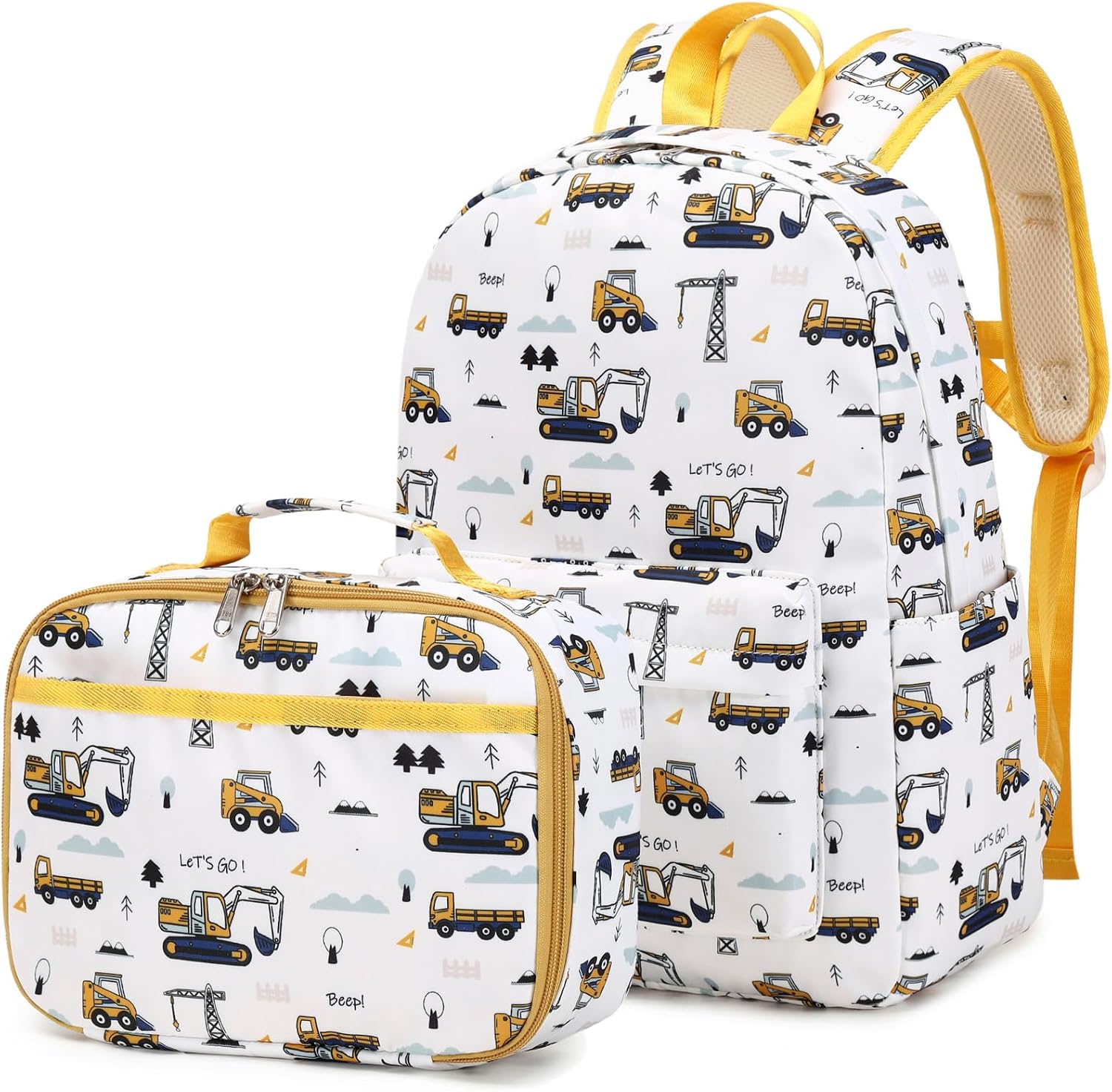 15-Inch Preschool Backpack Set with Matching Lunch Box