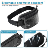 Travel Inspira Hidden RFID Money Belt – Secure Anti-Theft Passport & Card Wallet (Black Edition)