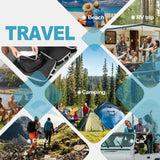 Gonex Compression Packing Cubes 4-Piece Set – Expandable Travel Organizers for Luggage & Backpacks