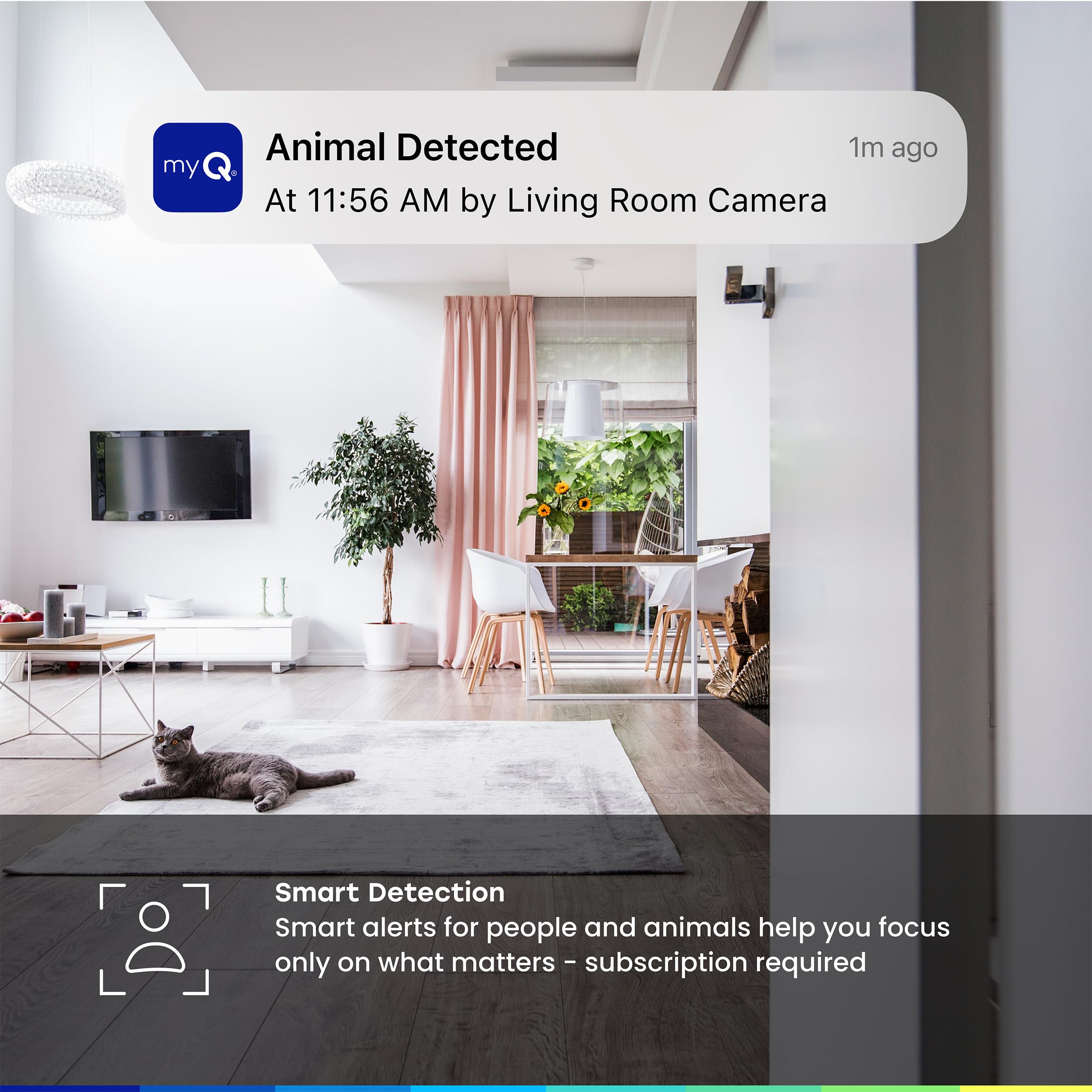 2K Smart Indoor Security Camera with Night Vision, Motion Detection & 2-Way Audio – 130° Wide Angle Home Monitoring Camera