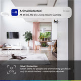 2K Smart Indoor Security Camera with Night Vision, Motion Detection & 2-Way Audio – 130° Wide Angle Home Monitoring Camera