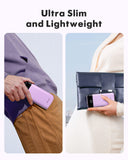 10000mAh Portable Power Bank with Built-in Cables – Slim Multi Device Charger with LED Display & 6 Outputs for iPhone, Samsung & USB Devices