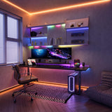 PAUTIX 24V Addressable RGBIC COB LED Strip 16.4ft – 3150 LEDs High Density DIY Smart Lighting