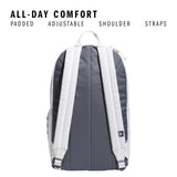 3-Stripe Classic Sports Backpack with Laptop Sleeve, Multi-Pocket Design and Water Bottle Holders