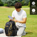 Swissdigital Design 31L Laptop Backpack with USB-C Charging & RFID Protection – Olive Black