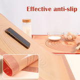 Extra Thick Silicone Pastry Baking Mat with Non-Slip Base for Dough & Baking
