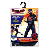 Miles Morales Qualux Costume for Kids – Deluxe Muscle Jumpsuit with Mask | Spider-Verse Hero Outfit
