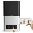 Petcube Bites Wi-Fi Pet Camera with Treat Dispenser – 1080p HD, Alexa Compatible (Matte Silver)