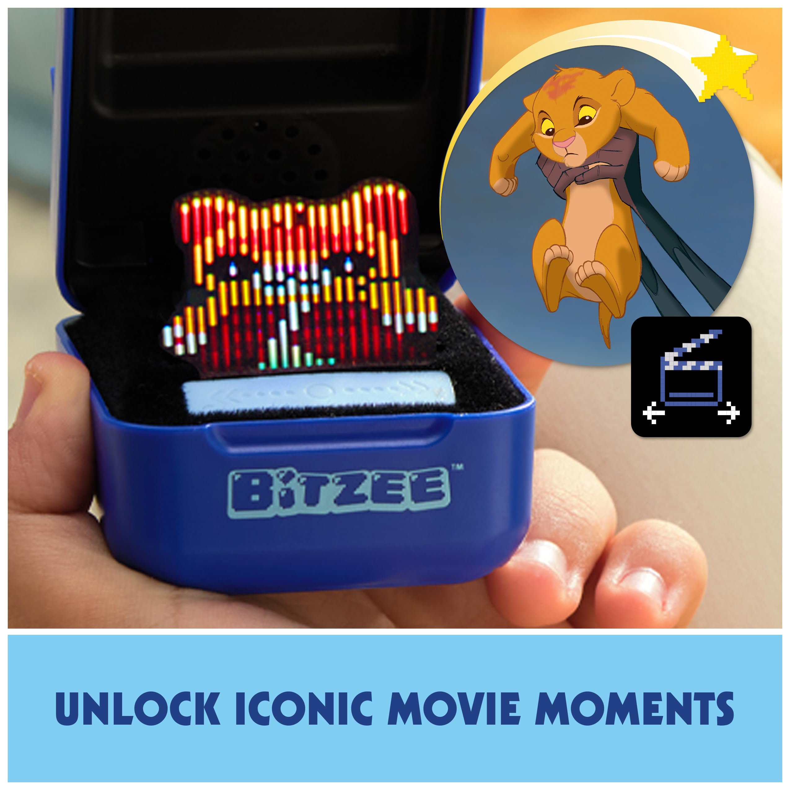 Bitzee Disney Interactive Digital Pet Toy with 30 Collectible Characters – Touch-Responsive Virtual Companion Featuring Mickey Mouse, Frozen, Toy Story & More