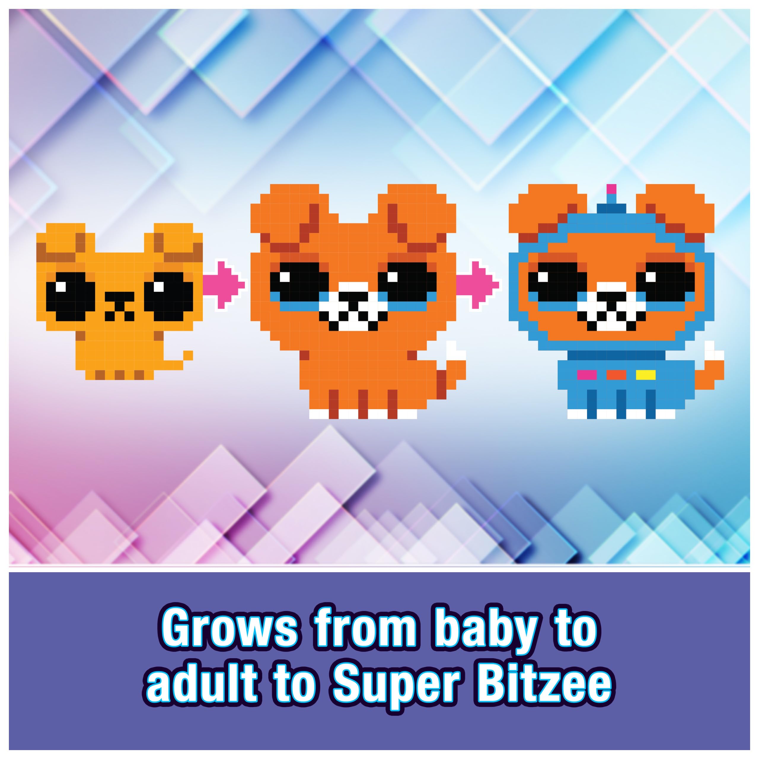 Bitzee Interactive Digital Pet Toy with Touch & Motion Response – Collectible Virtual Companion with 15 Evolving Characters
