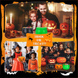 3-Tier Halloween Witch Cauldron Candy Server – Black Iron Stand with 3 Plastic Cauldron Bowls