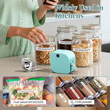 Green Bluetooth Mini Label Maker with Tape