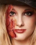 Latex Halloween Prosthetic Appliance – Unpainted Realistic FX Face Piece for Custom Makeup & Cosplay 🎭🩸