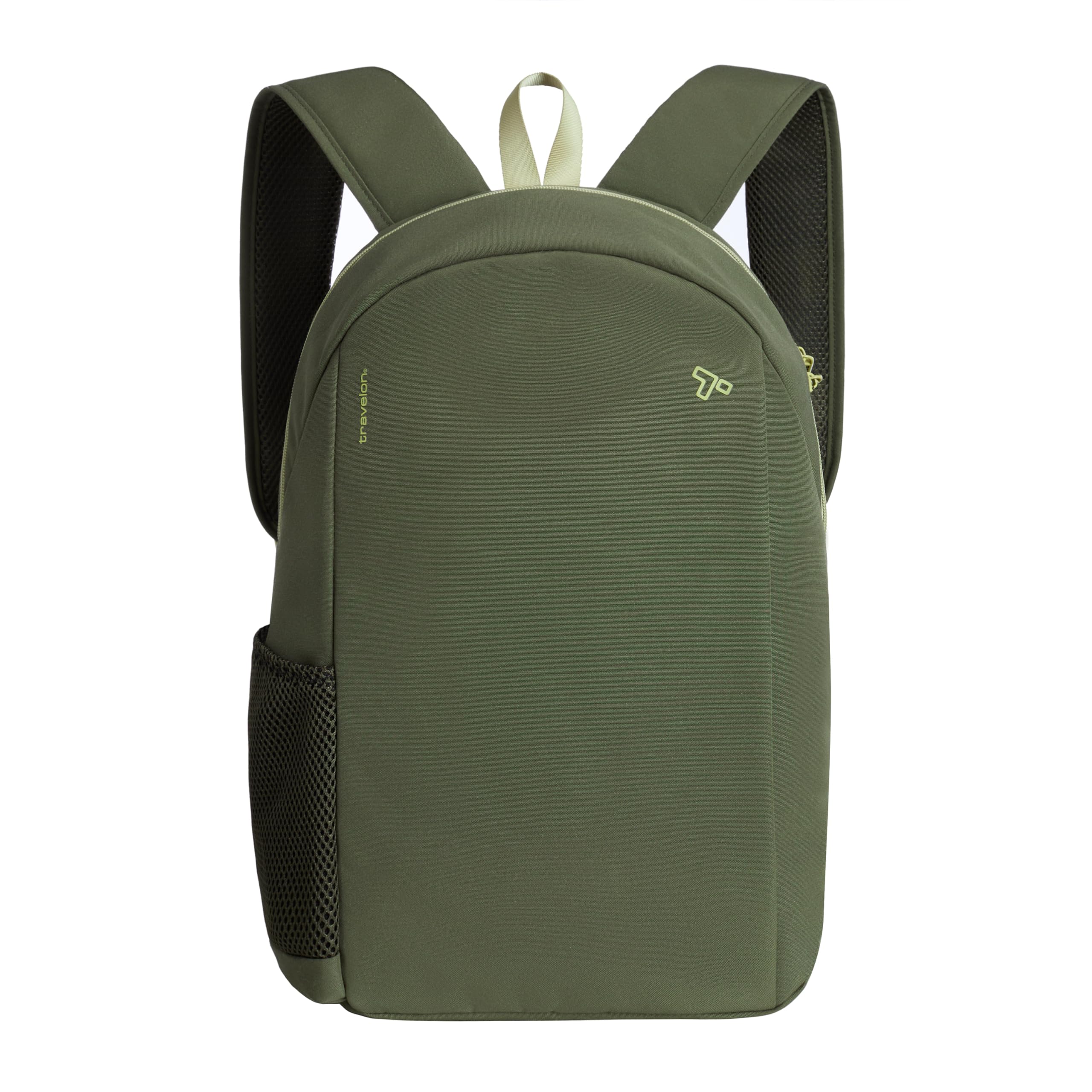 Travelon Voyage Anti-Theft Daypack – Ultra-Light Secure Travel Backpack with RFID Protection & Locking Compartments (Olive)