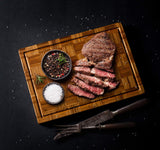 Bamboo Cutting Board Set with Stand – Thick Multi-Size Kitchen Chopping Boards