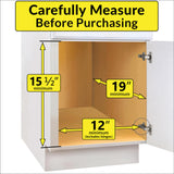 Lynk Professional Select Pull-Out Under-Sink Cabinet Organizer – Heavy-Duty Sliding Shelf with ProGlide System