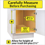 Lynk Professional Pull-Out Trash Can Drawer – Heavy-Duty Sliding Organizer with ProGlide System