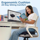 Ergonomic Memory Foam Seat Cushion for Office Chair Coccyx Support Sciatica & Tailbone Pain Relief with Breathable Mesh Cover
