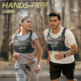 Tactical Chest Pack Rig for Men & Women – Adjustable Running & Outdoor EDC Vest (Black)