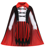 Kids Deluxe Pirate Costume Set – 10 Piece Black Outfit with Cloak, Hat, Sword, Map & Accessories for Halloween and Cosplay