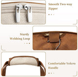 56-Inch Beige Foldable Carry-On Garment Bag