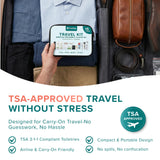 15-Piece Travel Hygiene Kit – TSA Approved Toiletry Set with Toothbrush, Razor, Deodorant & Travel Size Essentials