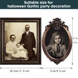 Halloween Gothic Mansion Portrait Posters – 12 Pack Vintage Horror Wall Art for Haunted House & Indoor Halloween Décor (Style 4, 2D)