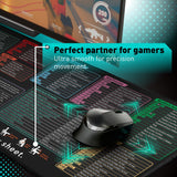 Pixiecube Excel Shortcut Keys Extended Mouse Pad XL Desk Mat Non Slip Stitched Edge Spreadsheet Cheat Sheet