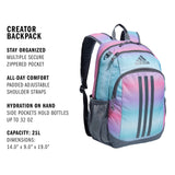adidas Creator School Backpack – Durable Bookbag for Girls & Boys (Youth & Kids)