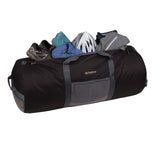 Outdoor Products Utility Duffel Bag – Extra Large Water-Resistant Gear & Travel Duffle with Multiple Pockets (Black)