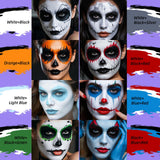 9 Color Halloween Body Paint Set – Non-Toxic, Skin-Friendly Water-Based Face & Body Makeup Kit
