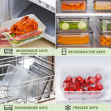 Food Storage Containers with Lids – 20-Piece BPA-Free Airtight Leakproof Set (Multi-Size)