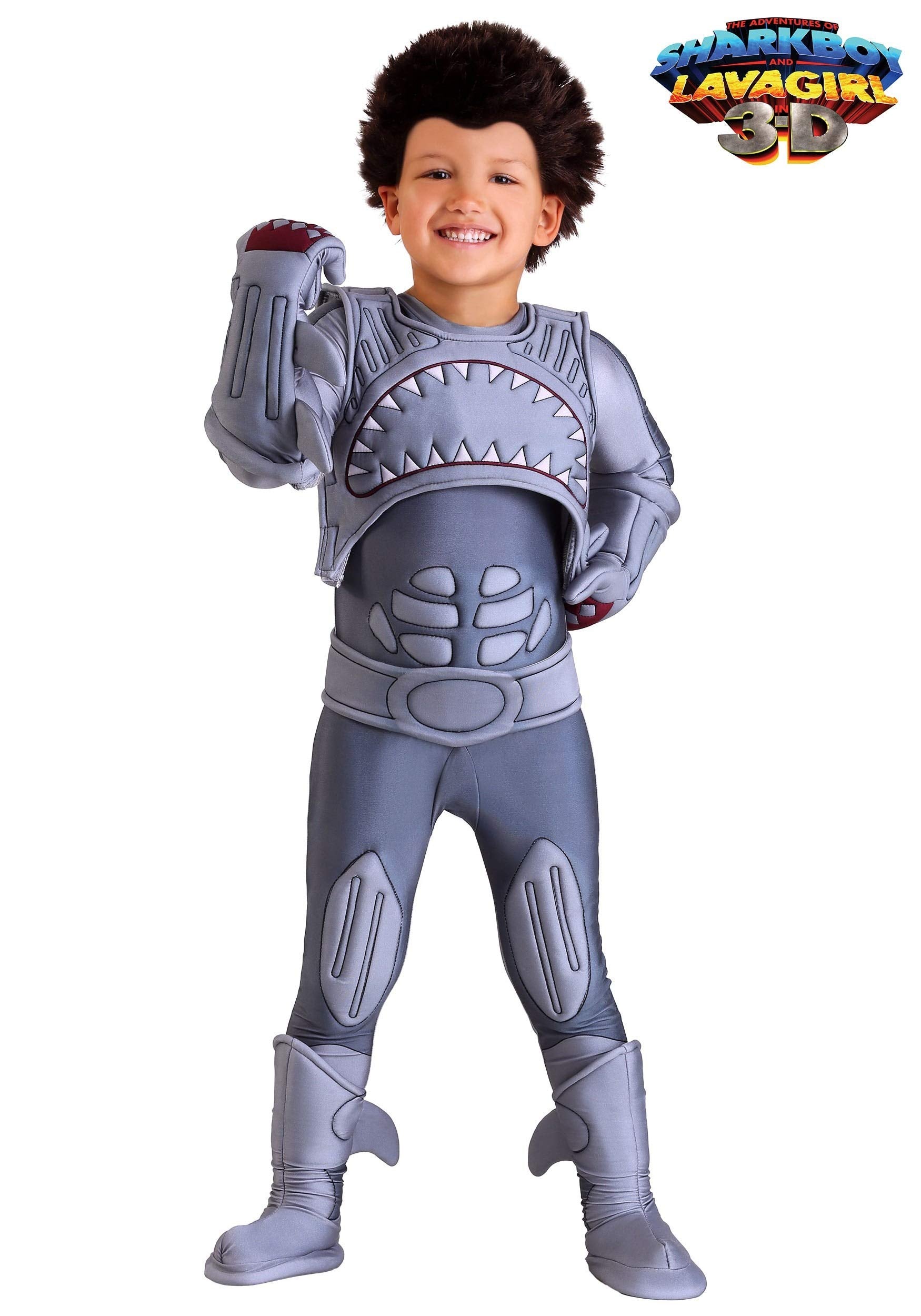 Toddler Sharkboy Costume – Official Adventures of Sharkboy and Lavagirl 3D Outfit with Armor & Belt 🦈⚡