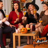 Halloween Witch Party Drink Stirrers – 48 Pcs Acrylic Cocktail Mixing Sticks for Coffee, Tea & Party Drinks