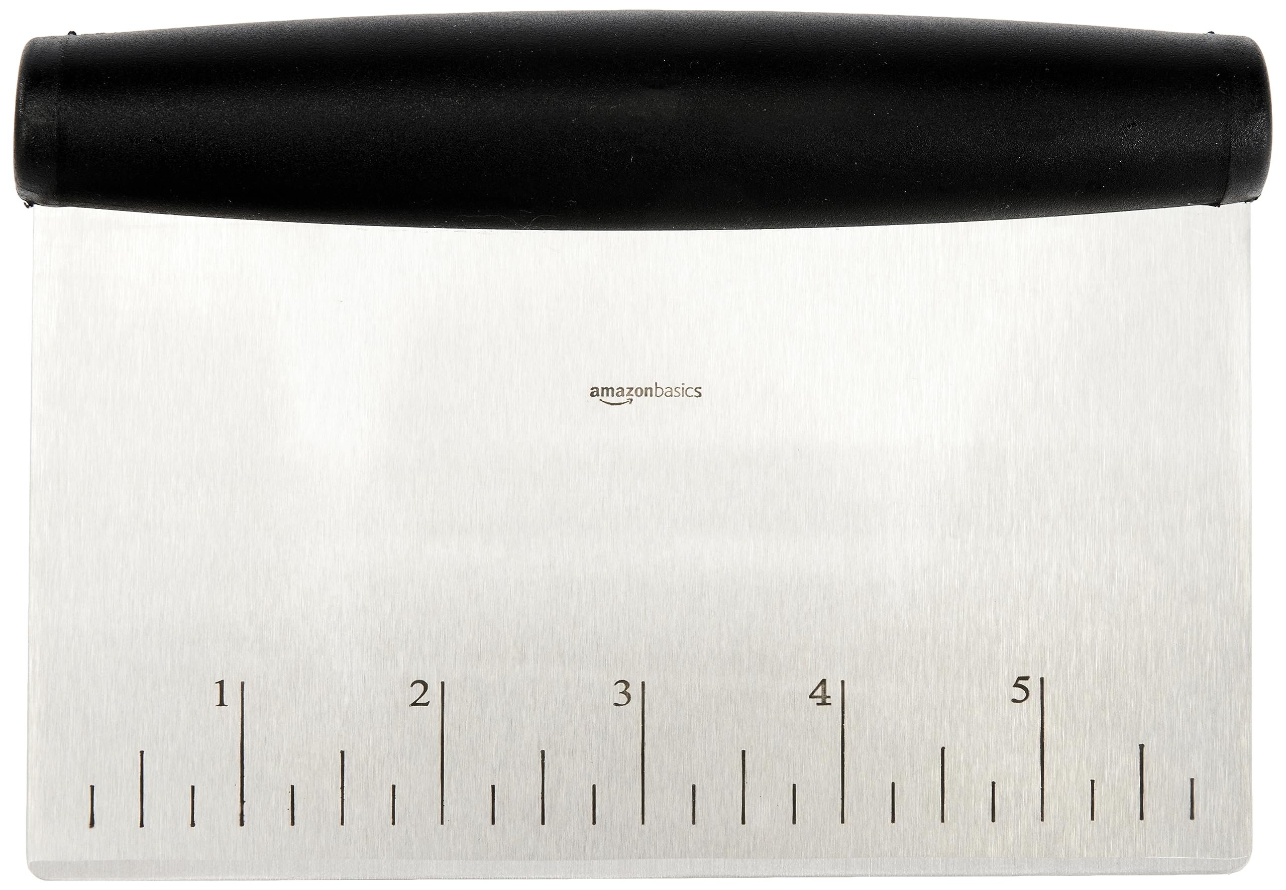 Stainless Steel Dough Scraper & Chopper with Measurement Marks – Non-Slip Handle