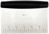 Stainless Steel Dough Scraper & Chopper with Measurement Marks – Non-Slip Handle