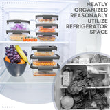 Premium 10-Piece Borosilicate Glass Food Storage Containers Set with Airtight Tempered Lids | Leak-Proof, Oven-Safe & BPA-Free