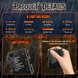 LOLStar Halloween Pathway Lights – 5 Jack-O’-Lantern Pumpkin Stakes with 8 Flashing Modes, Timer & Waterproof Battery Box (Orange, 8.8ft Strand)