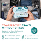 20-Piece Travel Hygiene Kit – TSA Approved Toiletry Essentials Set with Toothbrush, Razor, Shampoo & Personal Care Items