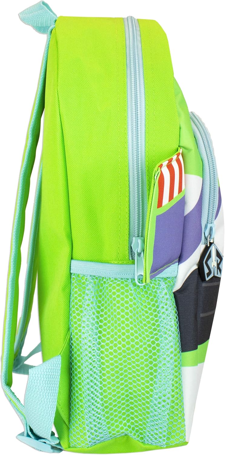 Green Winged Character School Backpack with Front Pocket
