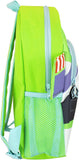 Green Winged Character School Backpack with Front Pocket